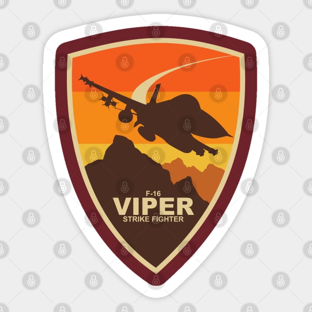 F-16 Viper Patch Sticker by TCP